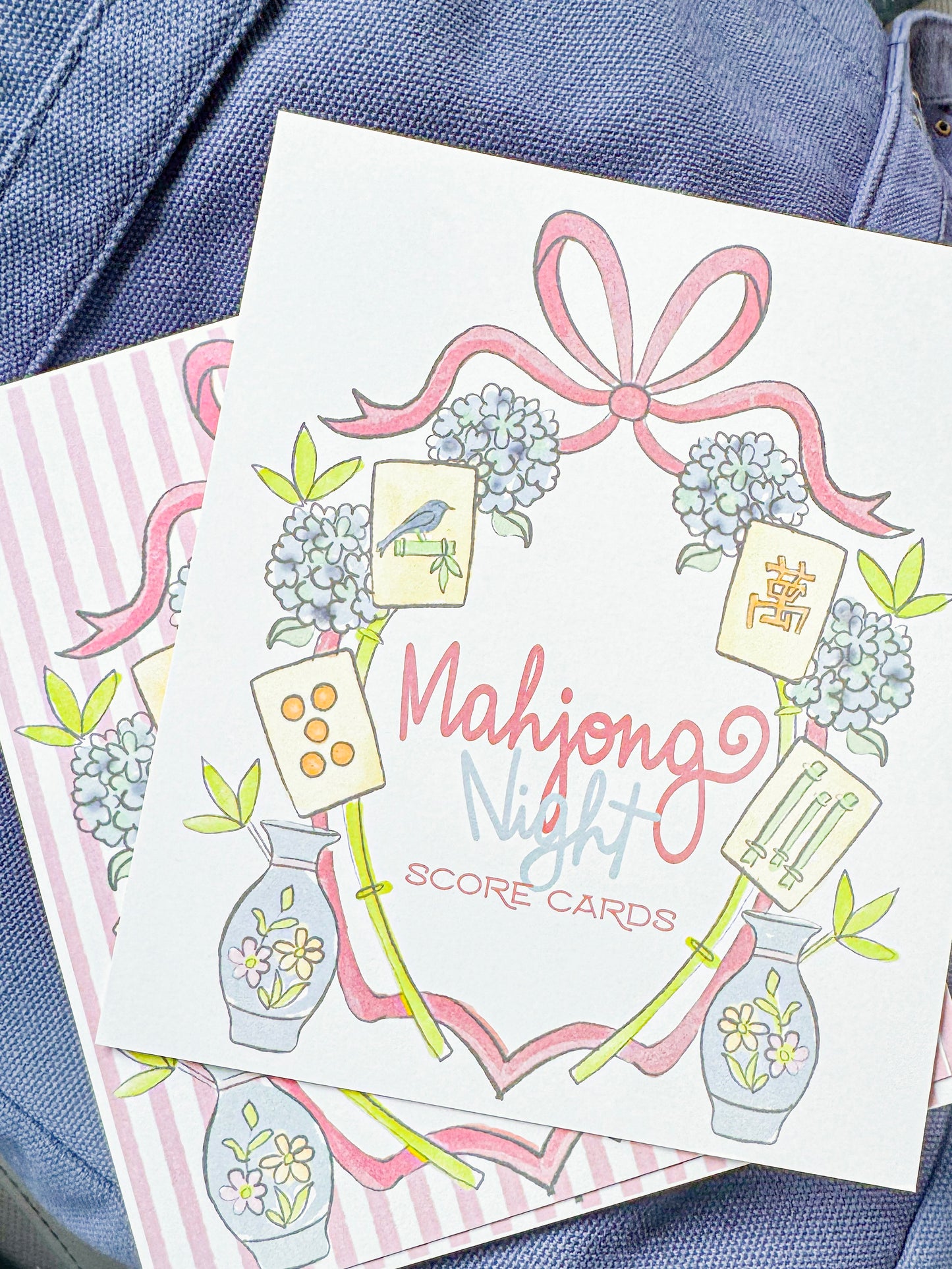 Classic Mahjong Score Cards