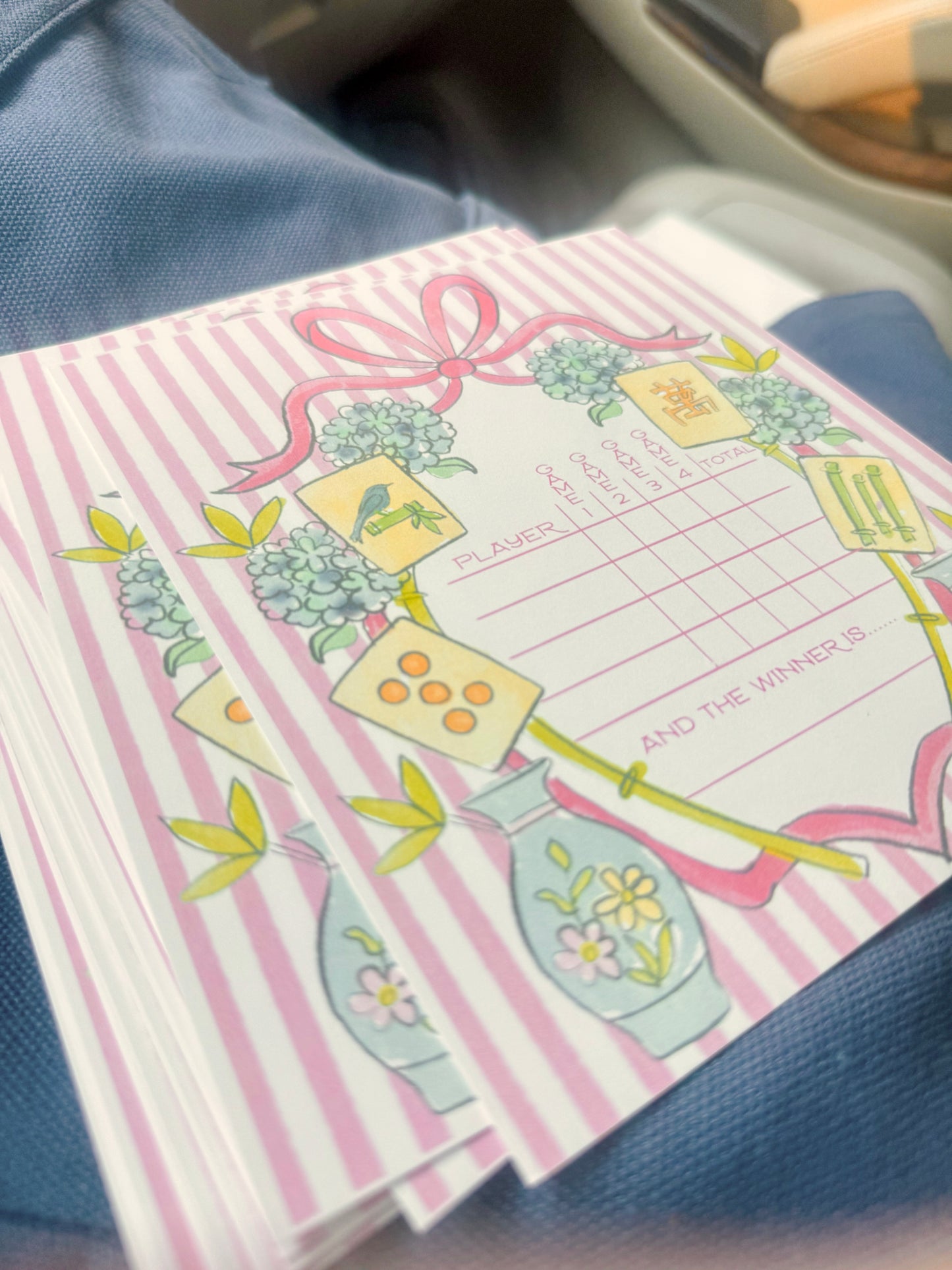 Classic Mahjong Score Cards