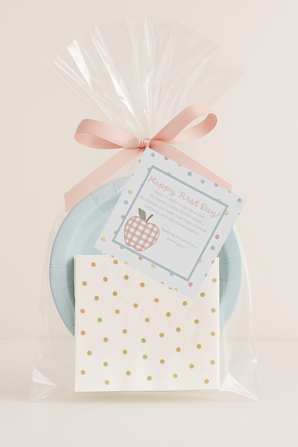 “Dinner’s on Us” First Day of School Teacher’s Gift Bundle