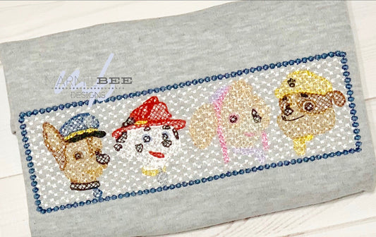 Faux Smock Build Your Own Pup Set Quick Stitch Embroidery