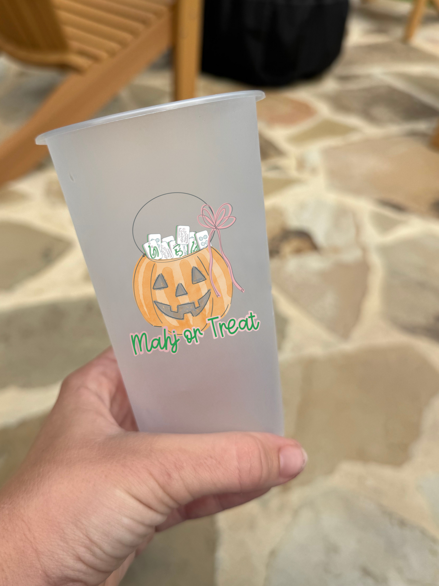 Halloween Themed Frosted Cups 16oz
