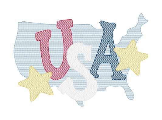 USA Quick Stitch Embroidery