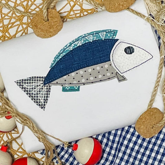 Fun Funky Fish  Applique