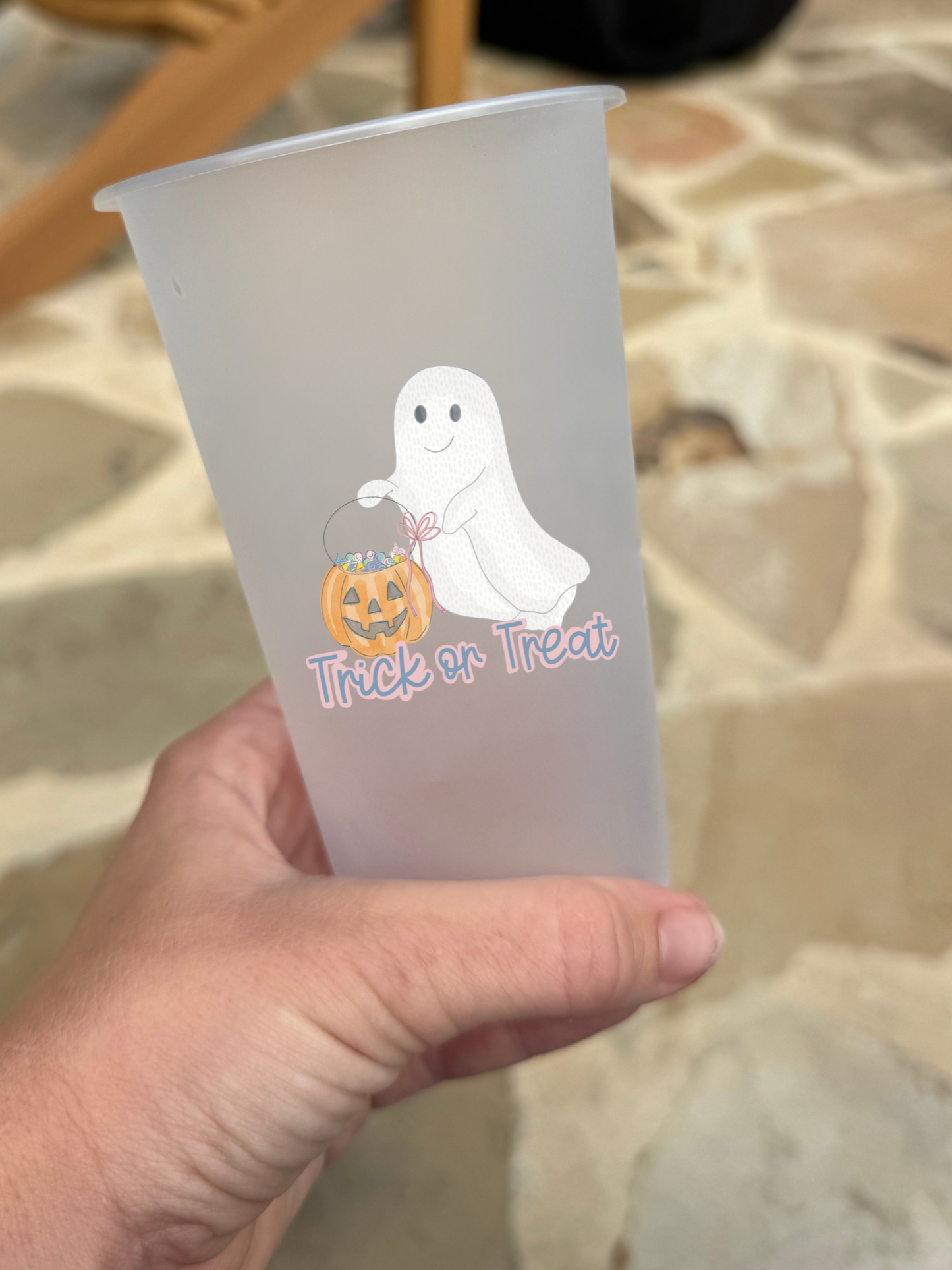 Halloween Themed Frosted Cups 16oz