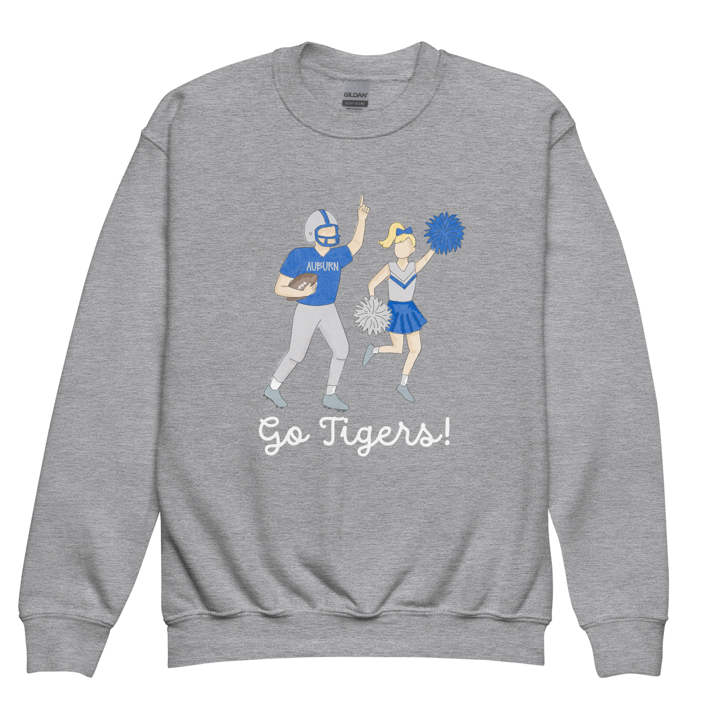 Go Tigers Youth Crewneck Sweatshirt