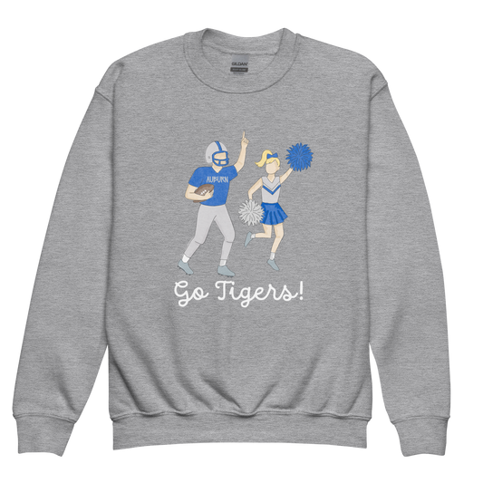 Go Tigers Youth Crewneck Sweatshirt