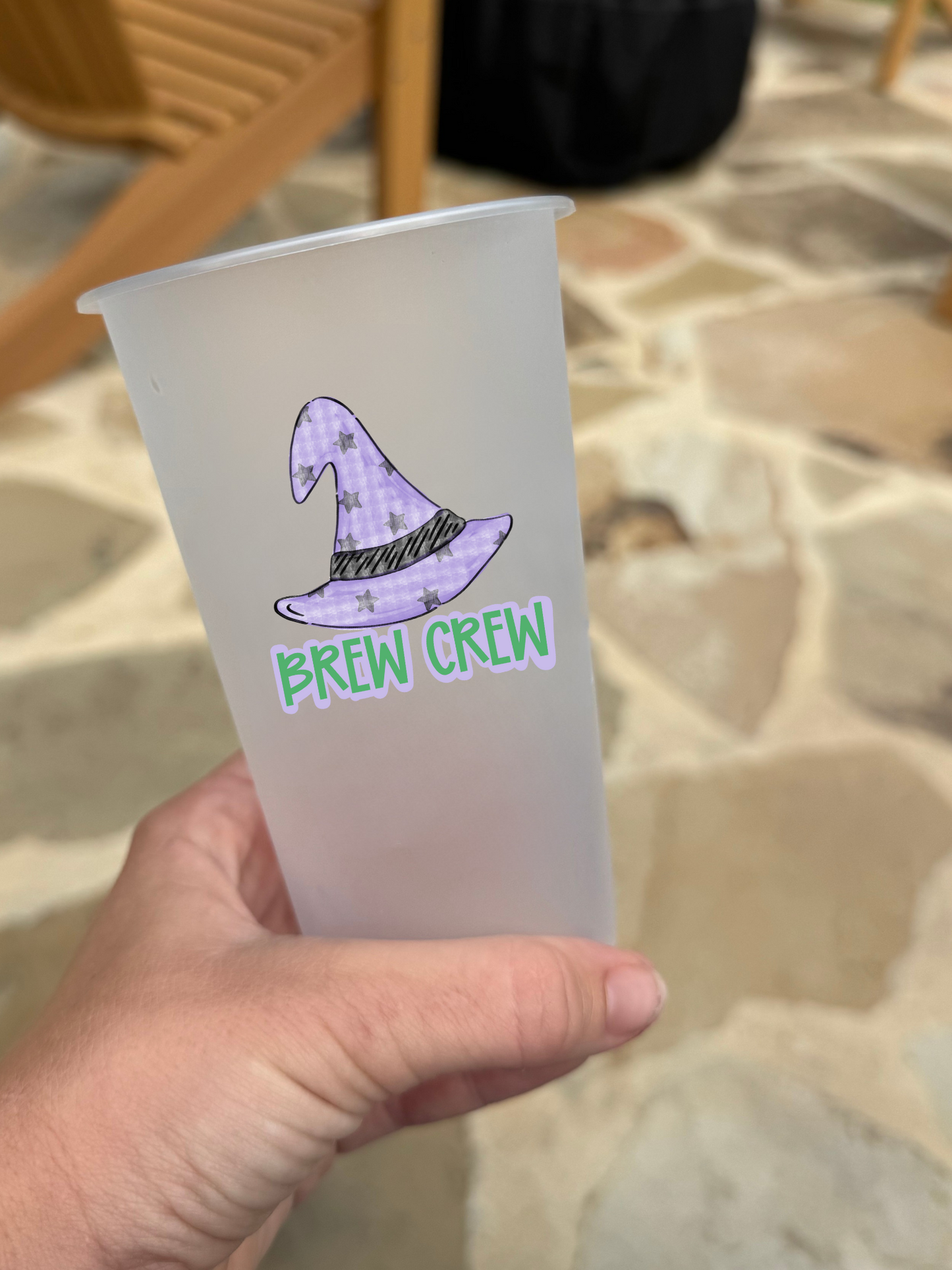 Halloween Themed Frosted Cups 16oz