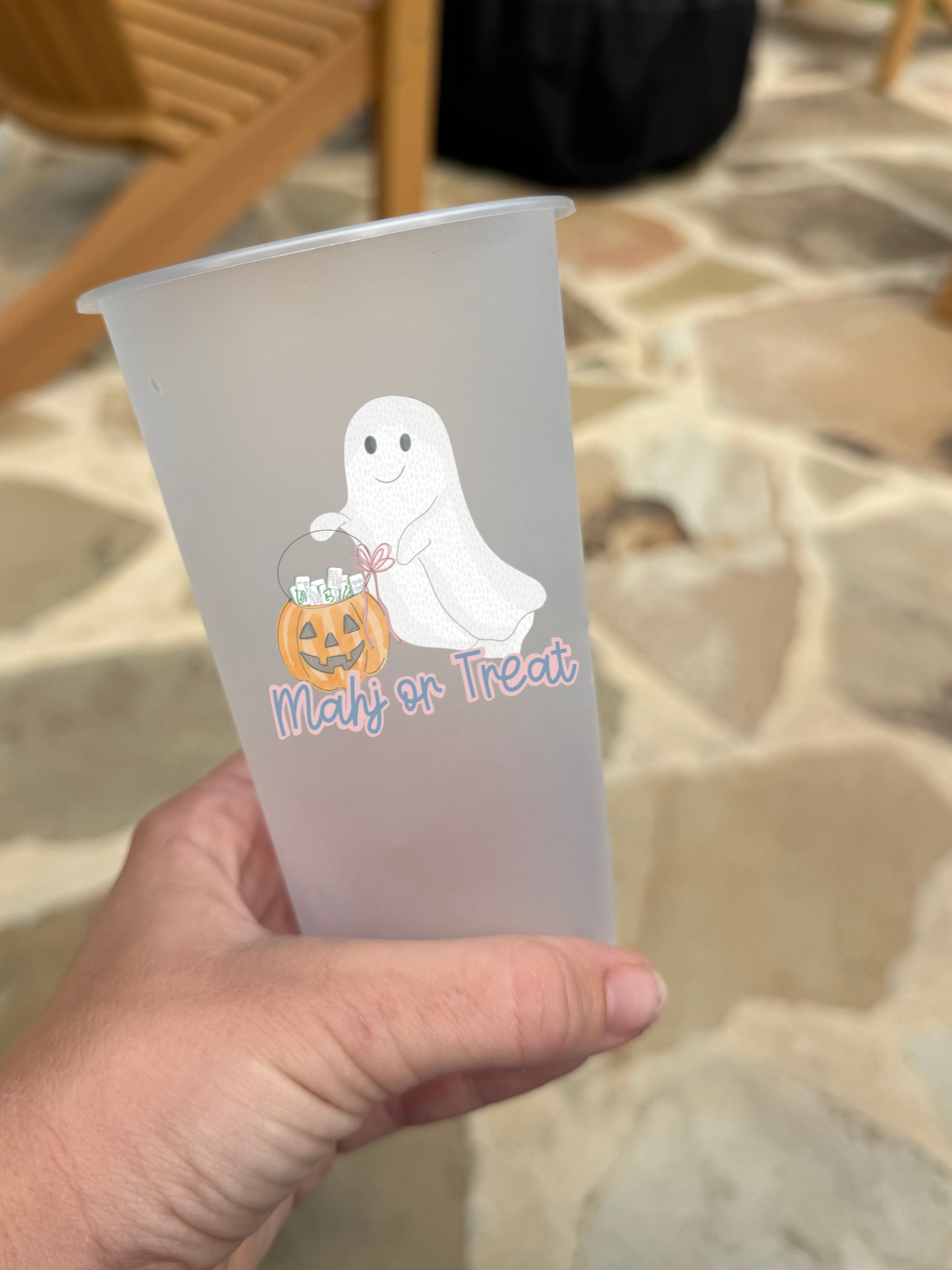 Halloween Themed Frosted Cups 16oz