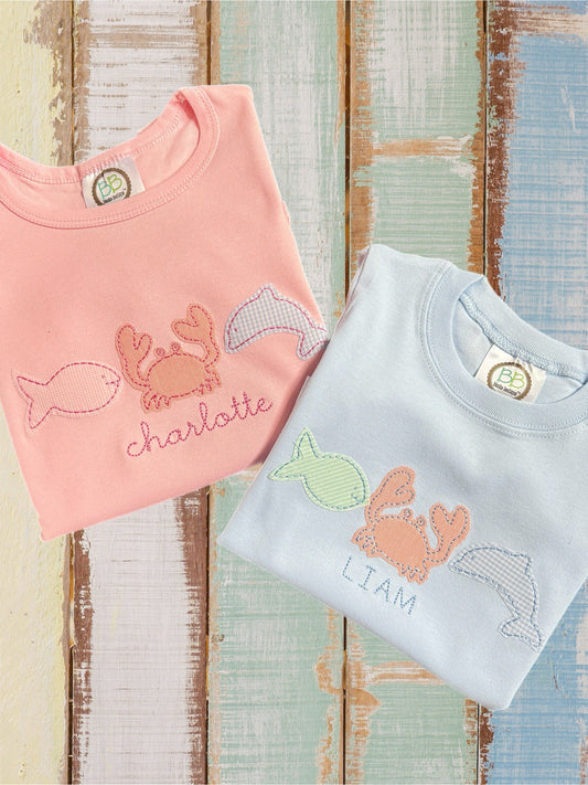 Sea Creature Trio Applique