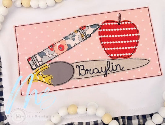 Back to School Bundle Applique