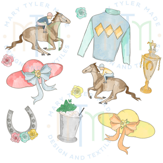 Derby Collection PNG Watercolor