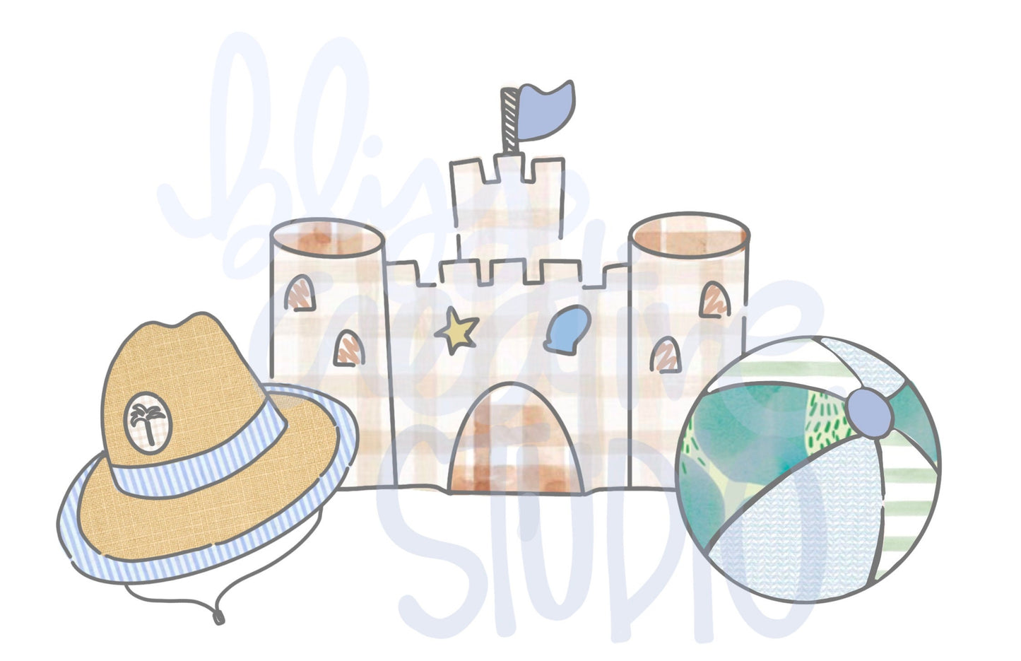 Beach Boy Digital Clipart- Instant Download